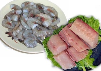 2 lbs. Amberjack and 2 lbs. Jumbo Shrimp by Charleston Seafood