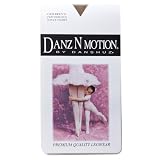 Girl's DanzNmotion Shimmery Spandex Tights - Suntan