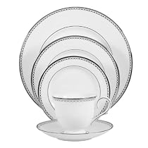 Lenox Pearl Platinum Bone China 5-Piece Place Setting, Service for 1