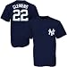 Roger Clemens New York Yankees #22 Navy Name And Number Jersey T-Shirt