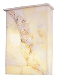 Bel Air Lighting PL-50532 Alabaster Outdoor Wall Light