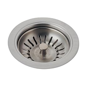 Delta 72010-SS Accessory Sink Flange Strainer, Stainless by Delta Faucet