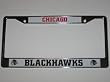 CHICAGO BLACKHAWKS Durable Metal LICENSE PLATE FRAME