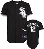 A.J. Pierzynski Jersey: Adult 2010 Majestic Alternate Black Replica #12 Chicago White Sox Jersey