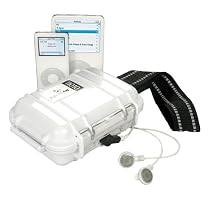 Pelican i1010 Waterproof Case for iPod (White)