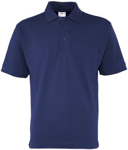 RTXtra Mens Premium Pique Knit Polo Shirt (XXXXL) (Navy)