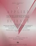 Applied Developmental Science: Promoting Adolescent Development in Community Contexr  Challenges to Scholars, Nonprofit Managers, and Higher Education (080589750X) by Wheeler, Wendy