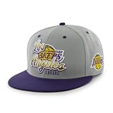 Los Angeles Lakers Embroidered Flat-Billed Snapback Cap by Forty Seven Brand