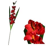 Review i-koncepts Ltd  / Single Stem Gladioli - Deep Red - Artificial Flower