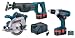 Bosch 3860CRK 18 Volt Drill Driver/Circular Saw/Reciprocating Saw Kit