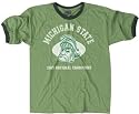1965 Michigan State Spartans National Champions Short Sleeve Ringer T-Shirt