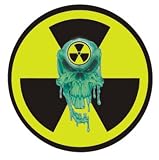 414XRz1bMSL. SL160  Pilot Automotive LT 00151 Radio Active Skull Graphic Lethal Threat Decal