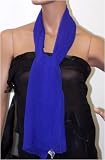 Fantastic Solid Crinkle Georgette Scarf