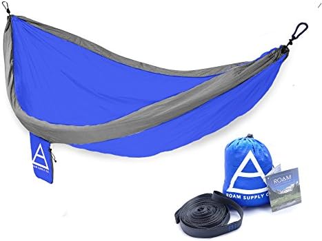 Roam Professional Lightweight Camping Hammock with Tree Straps - Nylon Camping Hammock
