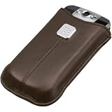 BlackBerry 8220 Leather Pocket - Dark Brown