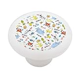 Dr Seuss Collage Decorative High Gloss Ceramic Drawer Knob