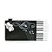 WonderMolly Faux Patent Leather Music Notes Keyboard Piano Bi Fold Wallet