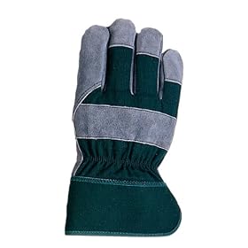 Wells Lamont 5130L Men's Split Cowhide Lined Leather Palm Glove (Large) by Wells Lamont
