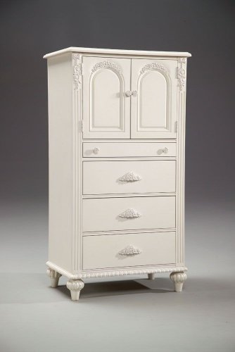 Lingerie Chest by American Woodcrafters - Soft Parchment With Fly-Specking (10300-142)