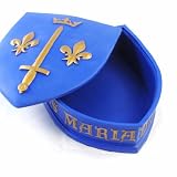 Coffret &agrave; bijoux "Blason Jeanne d'Arc"