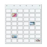 Produkt-Bild: Kartenvorhang POCKETS mit 48 Taschen 15x10cm