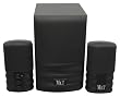 Midiland Mli-Sw190 Black 3 Piece Speaker System