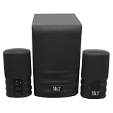 Midiland Mli-Sw190 Black 3 Piece Speaker System
