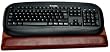 Mocha Leather Keyboard Pad