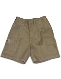Star Blue Apparel - Girls Twill Cargo Short, Khaki (Size 6X)
