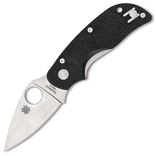 Spyderco CatG-10 Plain Edge Knife , Black Spyderco CatG-10 Plain Edge Knife , Black
