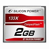 シリコンパワー コンパクトフラッシュ 133倍速 2GB ブリスターパッケージ 永久保証 SP002GBCFC133V10の画像