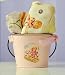 Vintage-style Retro Girls Lap T & Diaper Cover Gift Set