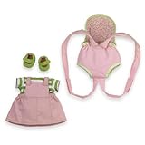 North American Bear Company Rosy Cheeks Baby Jumper and Doll Carrier Set