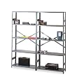 Tennsco Commercial Steel Shelving, 6 Shelves, 36w x 18d x 75h, Medium Gray