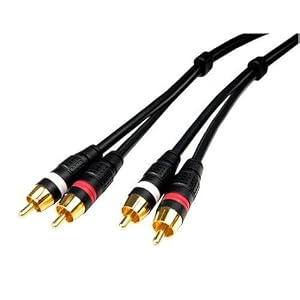 Cables Unlimited AUD-1605-10 10-Feet Pro A/V Series RCA Audio Cables