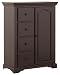 Status Series 500 Armoire, Rubbled Black
