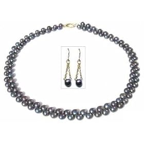Click here to buy Sweet Caroline - Genuine Fresh Water Pearl Set by Maggie T New York.