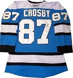 Sidney Crosby Autographed/Hand Signed Pittsburgh Penguins Authentic Throwback Jersey (JSA)