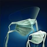 3M Tie-On Surgical Mask, Mask Surgical Tie-On, (1 BOX, 50 EACH)