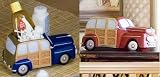 Surf's Up Woody Planter/Containers(set of 2)