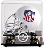 Golden Classic Steelers Logo Mini Helmet Case