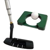 Executive Travel Putter with Telescoping Shaft and Simulated Hole by Creative Golf Designs