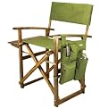 Picnic Time Folding Directors Chair - Olive