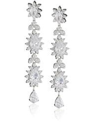 CZ by Kenneth Jay Lane "Look-of-Real" Cubic Zirconia Dangle Earrings