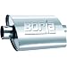 Borla 40980 Universal Turbo Center/Center Muffler