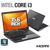 414XvDwoRkL. SL160  MSI A6200 041US 9S7 168186 041 Laptop Computer   Intel Core i3 330M 2.13GHz, 3GB DDR3, 320GB HDD, DVDRW, 15.6 Display, Windows 7 Home Premium, Black