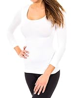 Marie Claire e Kler Camiseta Manga Larga (Blanco)