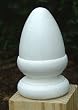 Primed Acorn Ball Top for 4x4 Posts [CAPITOL CITY LUMBER]