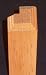 6" Outside Corner Base Pine Moulding [CAPITOL CITY LUMBER]