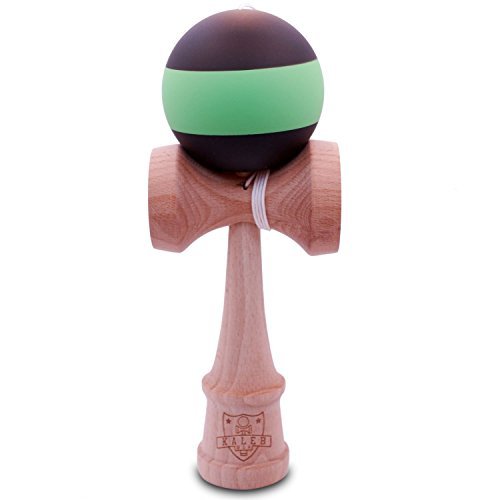 Kendama Rubberized Black & Green Matte And Extra String